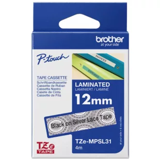 Brother TZe-MPSL31 12 mm széles 4 m hosszú szalagkazetta