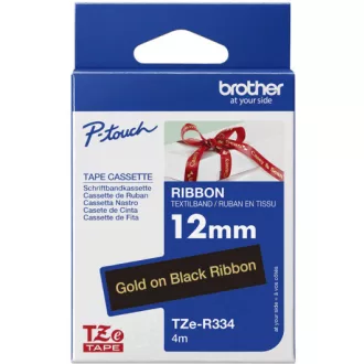 Brother TZe-R334 12 mm széles 4 m hosszú szövetszalag