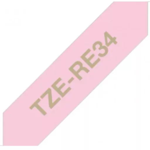 Brother TZe-RE34 12 mm széles 4 m hosszú szövetszalag