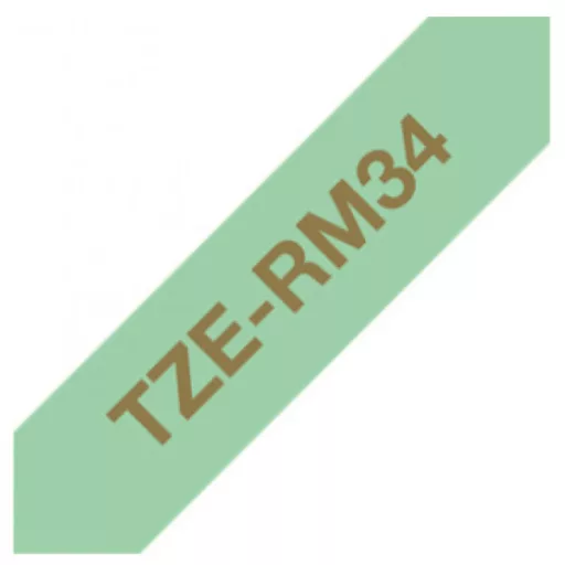 Brother TZe-RM34 12 mm széles 4 m hosszú szövetszalag