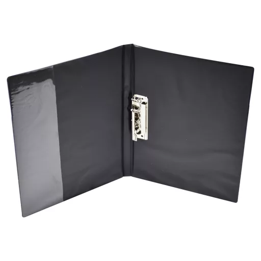 Villámzáras mappa A4, műanyag Bluering®, fekete – Tonerklinika Debrecen