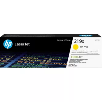 HP W2192X Toner Yellow 2.500 oldal kapacitás No.219X – Tonerklinika Debrecen
