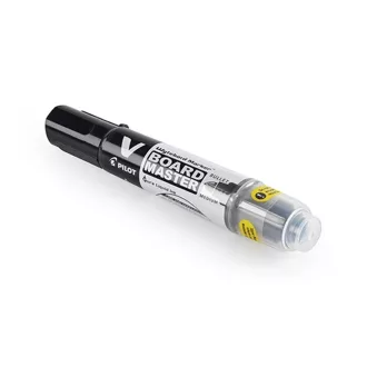 Táblamarker 2,3mm, kerek hegyű, utántölthető medium V-Board Pilot fekete – Tonerklinika Debrecen
