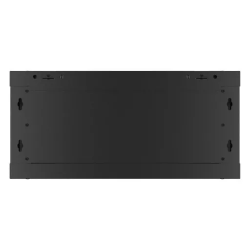 Lanberg WF01-6404-10B 19 4U SZÉL:600mm MÉLY:450mm MAG:290mm lapraszerelt üvegajtós fekete fali rack szekrény