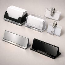 NÉVJEGY TARTÓ, KITŰZŐ, TÁBLA